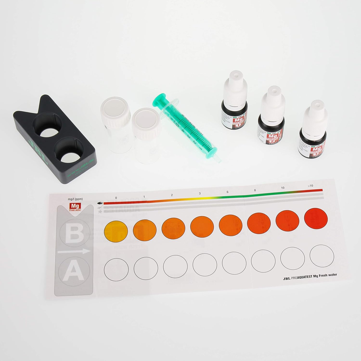 Detalle de JBL Wassertest-Set ProAquaTest Mg Fresh Water – Präzise Magnesiummessung für Süßwasser-Aquarien