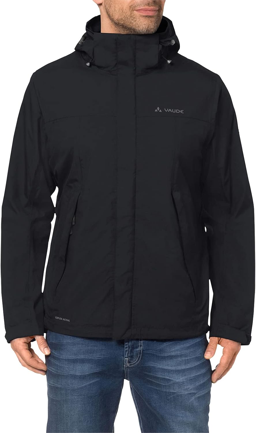 Thumbnail 2 de VAUDE Escape Light Regenjacke Herren – leichte 2-Lagen-Wasserdichtjacke mit verstaubarer Kapuze