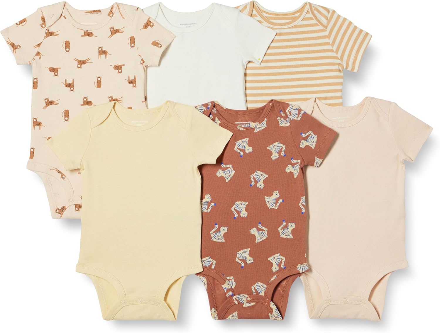 Imagen de Amazon Essentials Unisex Bimbi 0-24 Body a Maniche Corte en OfertitasTOP