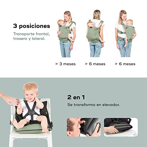 Detalle 1 de Babymoov Portabebés Moov & Boost Sage green