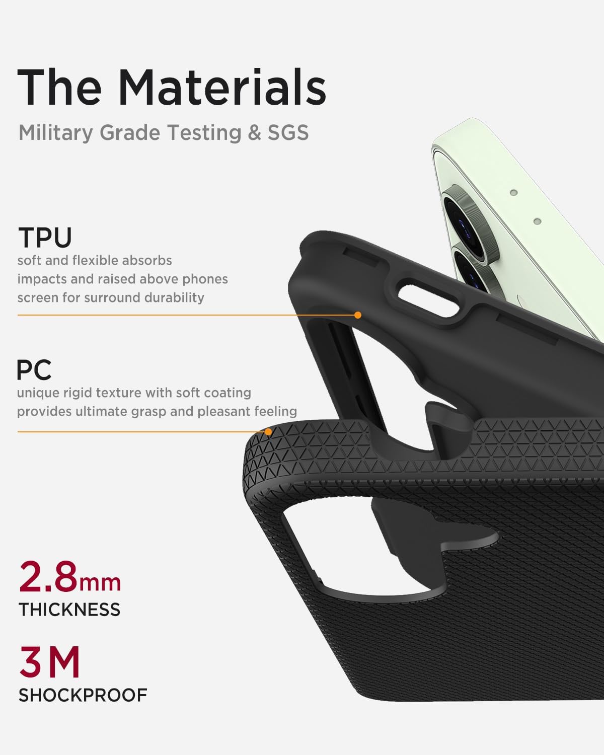 Detalle 2 de Miimall Rugged Case for Samsung Galaxy S24 FE