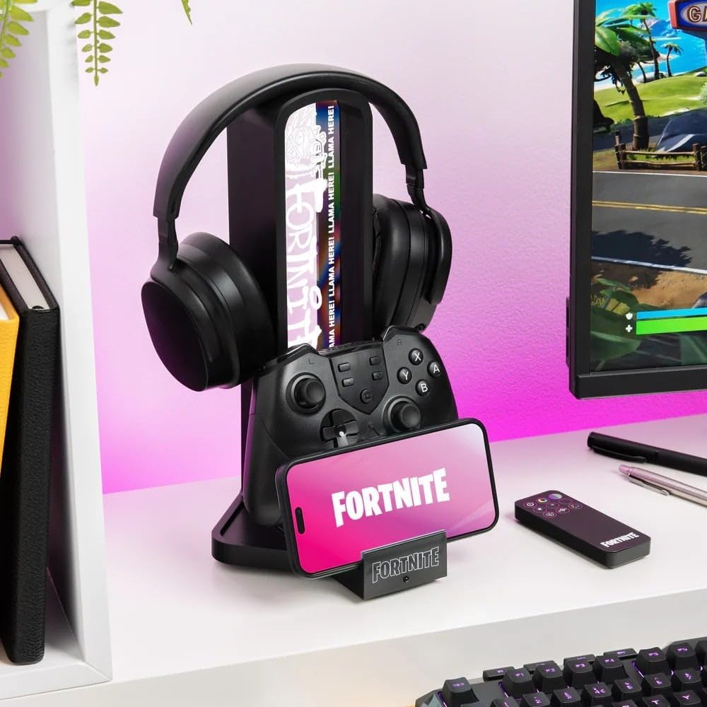Thumbnail 6 de Paladone Fortnite Headphone Stand and Charging Station with RGB Lighting