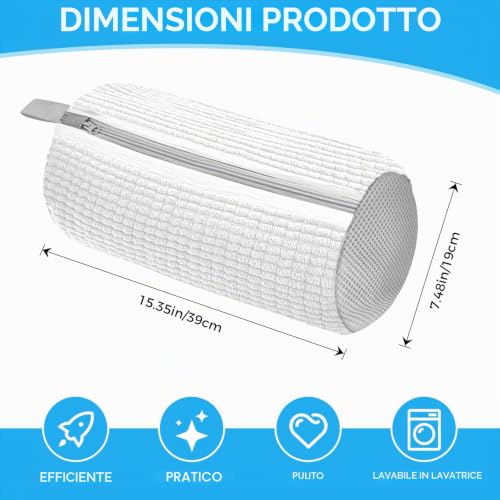 Thumbnail 1 de CNMTCCO 2 Pezzi Sacchetto per Lavare Scarpe in Lavatrice con Cerniera Nascosta – Set riutilizzabile per pulizia a 360°