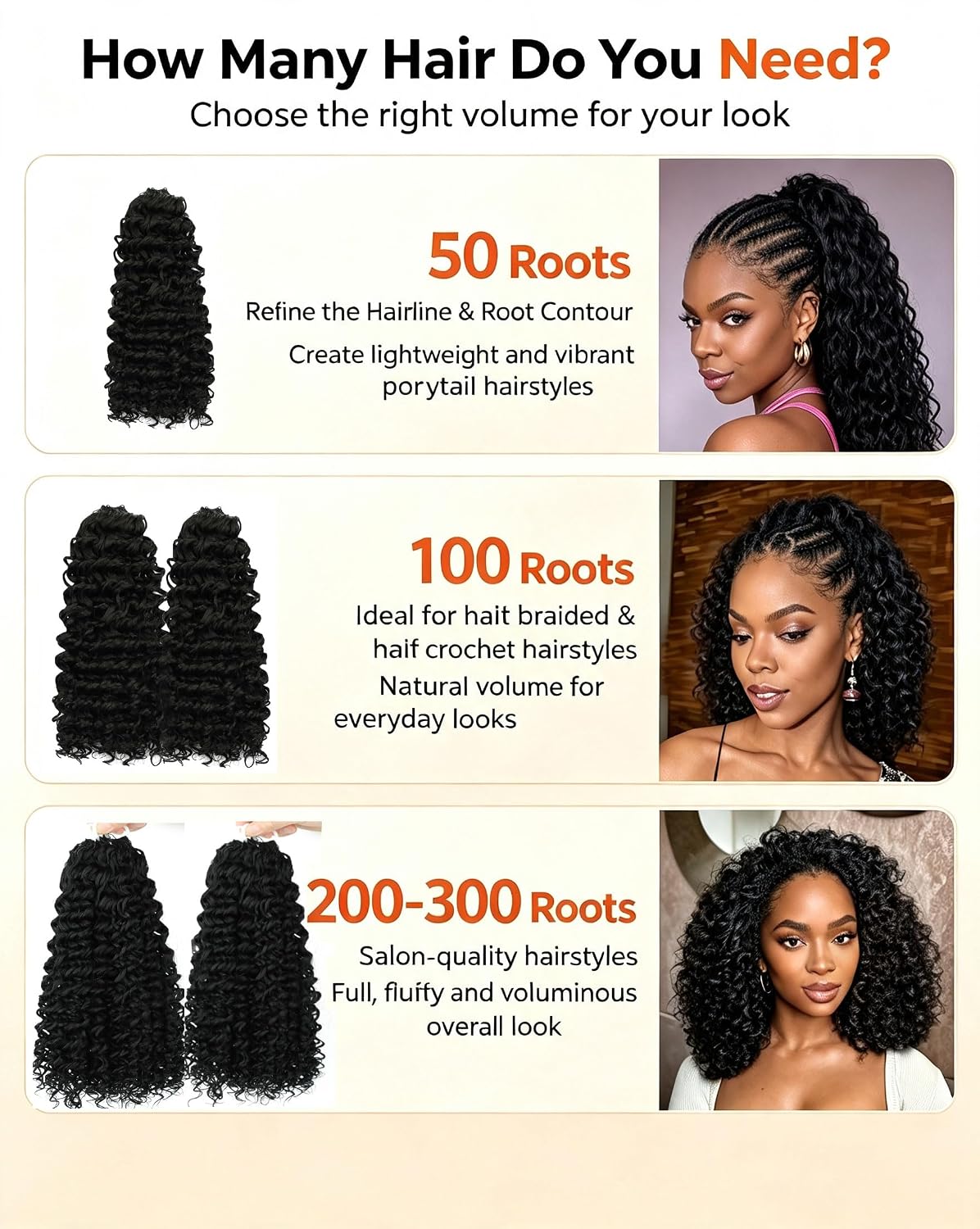 Detalle 2 de Miracle Knots Crochet Hair, 16-Inch