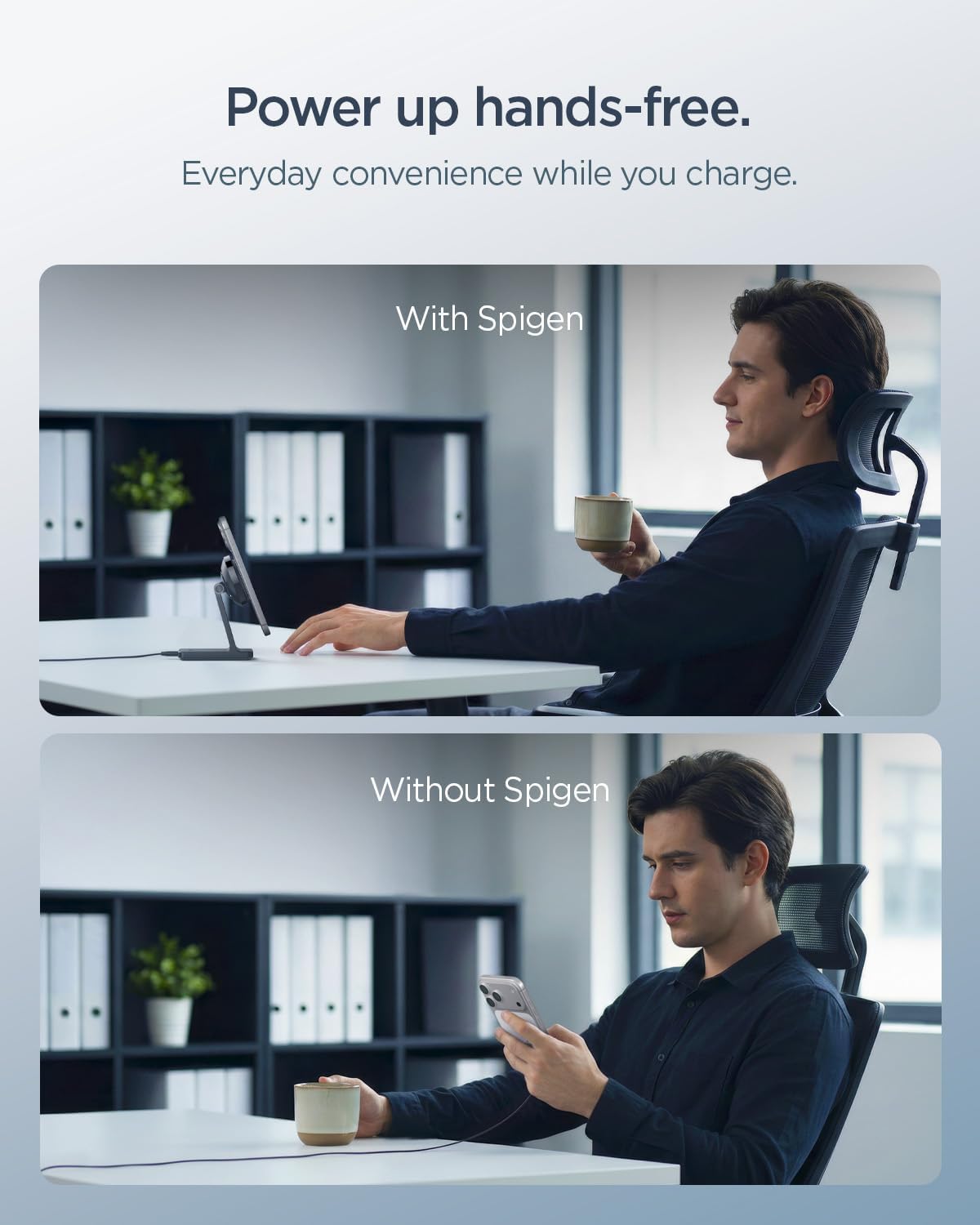 Thumbnail 5 de Spigen OneTap Pro3 Chargeur induction Qi2 15W compatible iPhone et Pixel