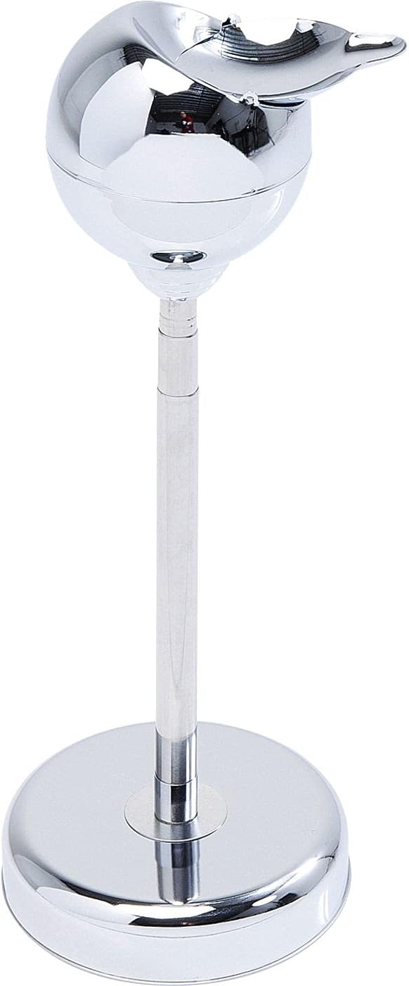 Thumbnail 3 de Kare Design portacenere a stelo Spheric in metallo cromato con coperchio chiudibile