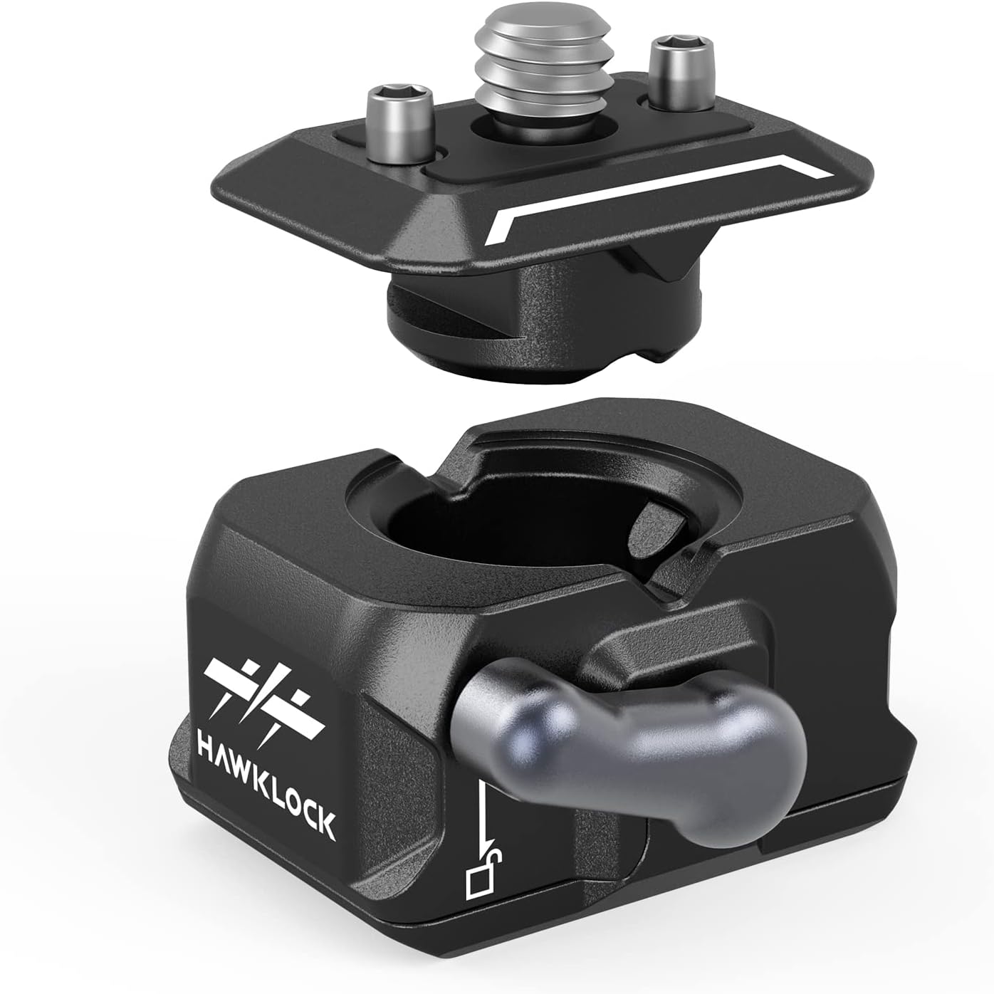 Detalle de SMALLRIG HawkLock Mini-Schnellwechselplatte 3513 (1/4 Zoll) für Canon, Sony – für Stativ, Einbeinstativ & mehr