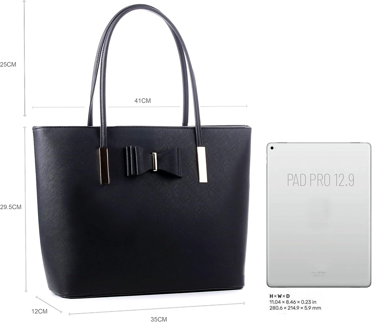 Detalle de WEDMAY Large Handbags for Women: A Practical Yet Stylish Everyday Tote