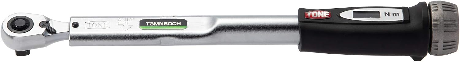 Detalle de トネ(TONE) T3MN50CH-QL プレセット形トルクレンチ 9.5mm差込角・最大50N・m
