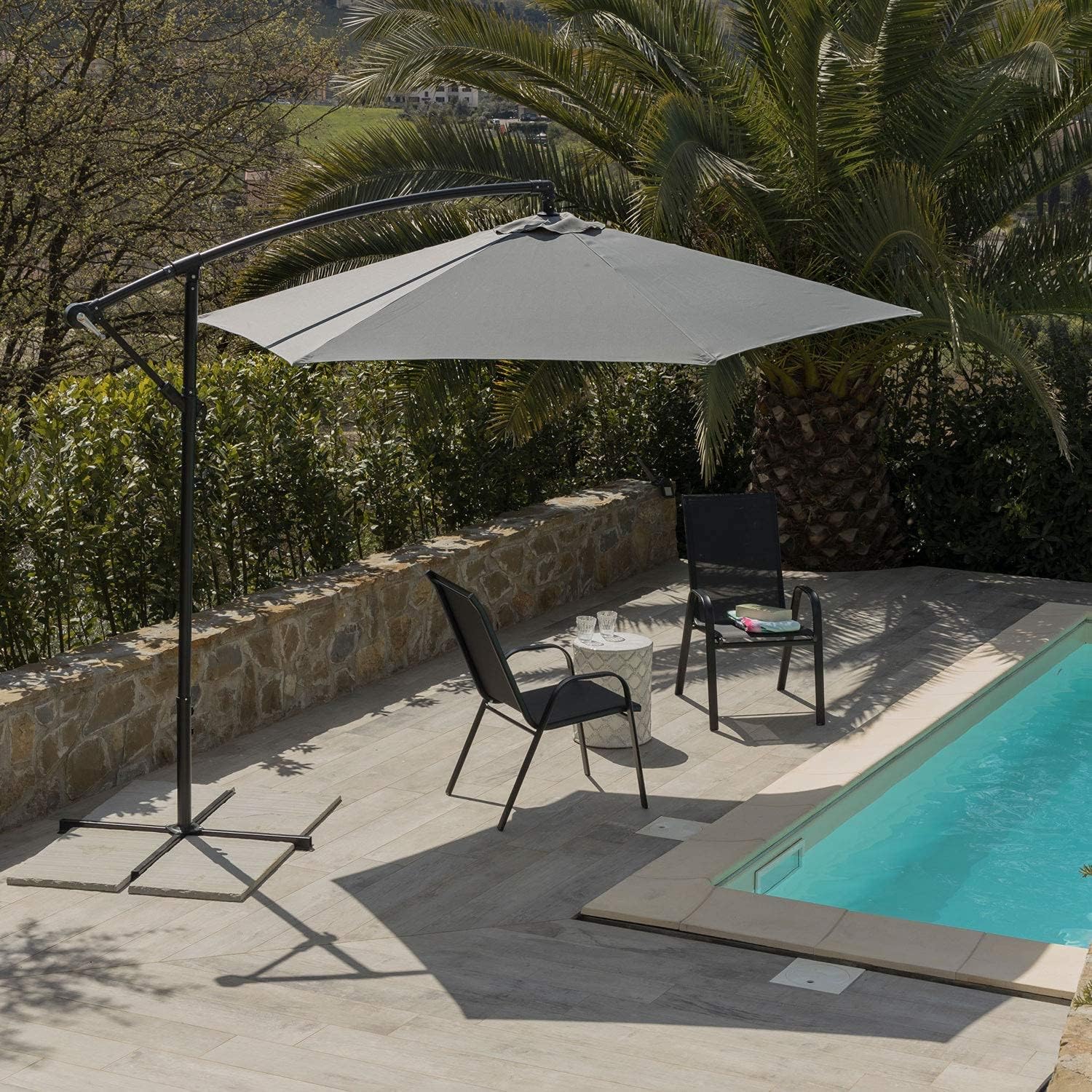 Thumbnail 1 de Baroni Home Ombrellone da Giardino per Terrazzo e Balcone con telo in poliestere