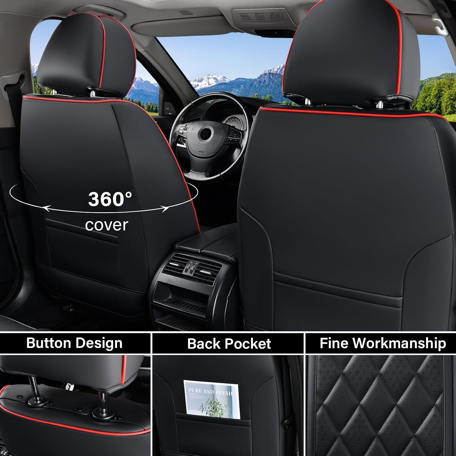 Thumbnail 2 de Coverado Car Seat Covers Full Set