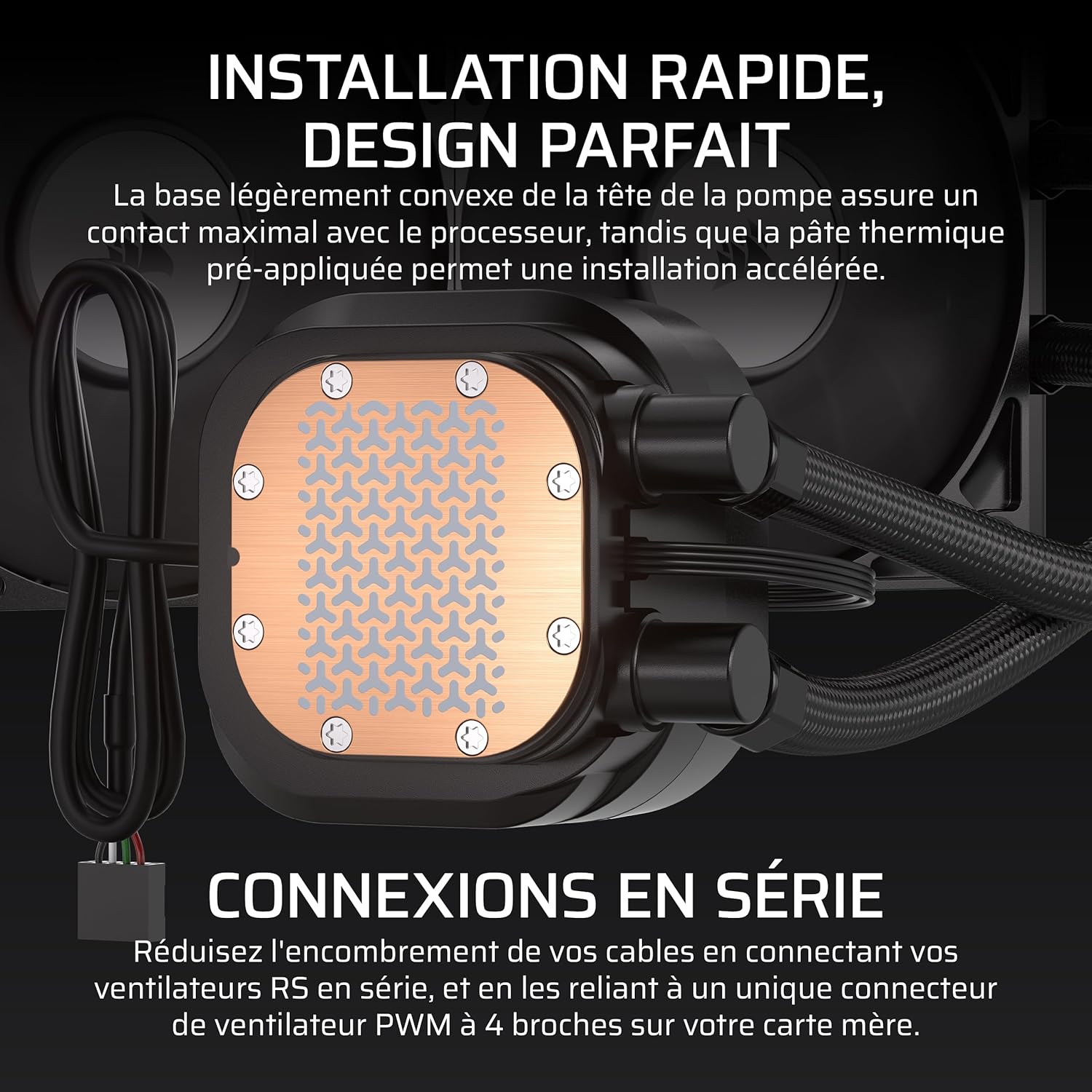 Thumbnail 3 de CORSAIR NAUTILUS 360 RS LCD Watercooling 360 mm