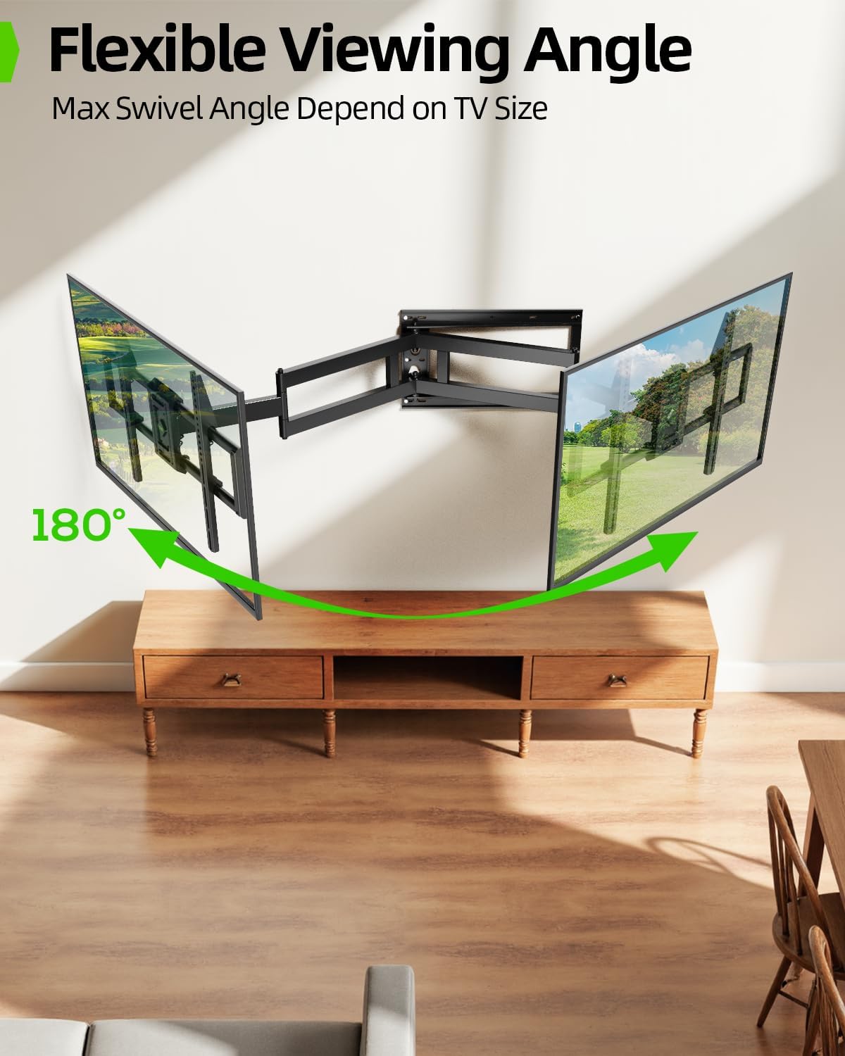 Detalle de USX Mount Long Arm TV Wall Mount 42–90 inch