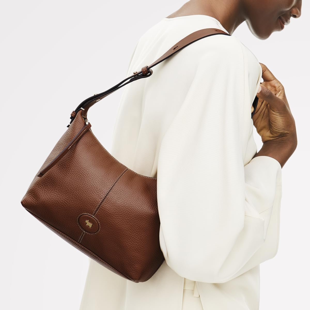 Detalle 2 de RADLEY London Maldon Mews Women's Leather Medium Ziptop Shoulder Bag