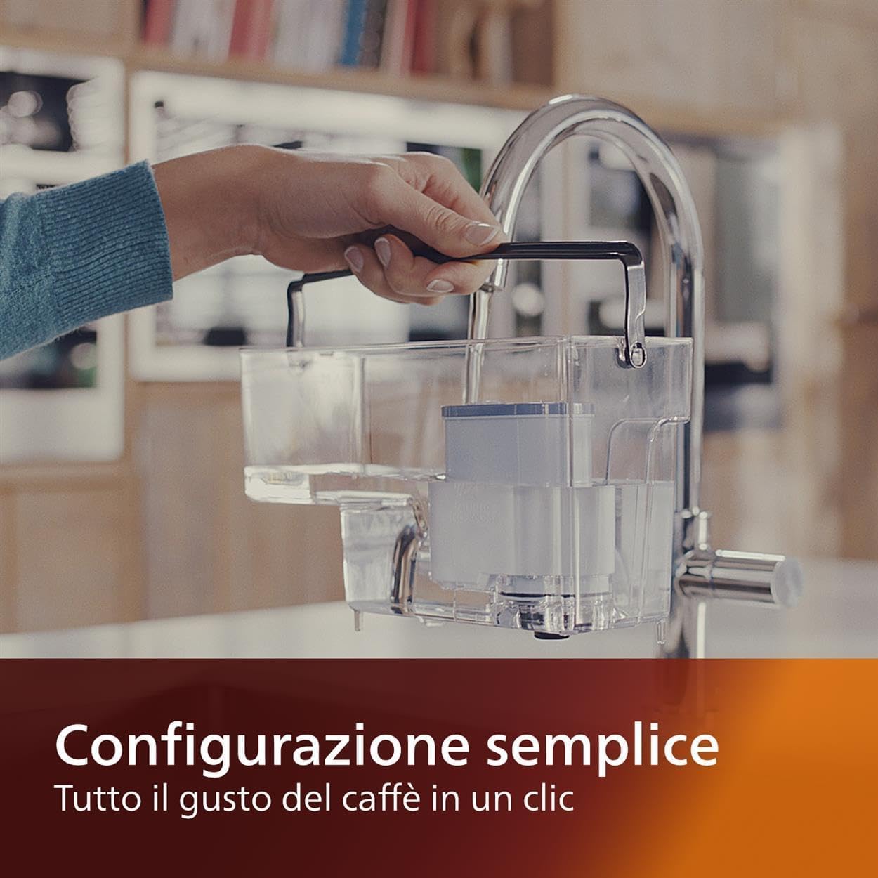 Thumbnail 3 de Philips Filtro dell'acqua AquaClean CA6903/22 (confezione da 2): filtrazione micro-porosa e protezione del calcare per la tua macchina da caffè