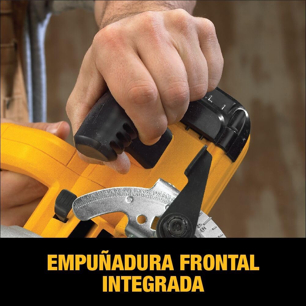 Detalle de DEWALT DWE575K-QS Scie Circulaire 1000 W — performance fiable pour chantier et atelier