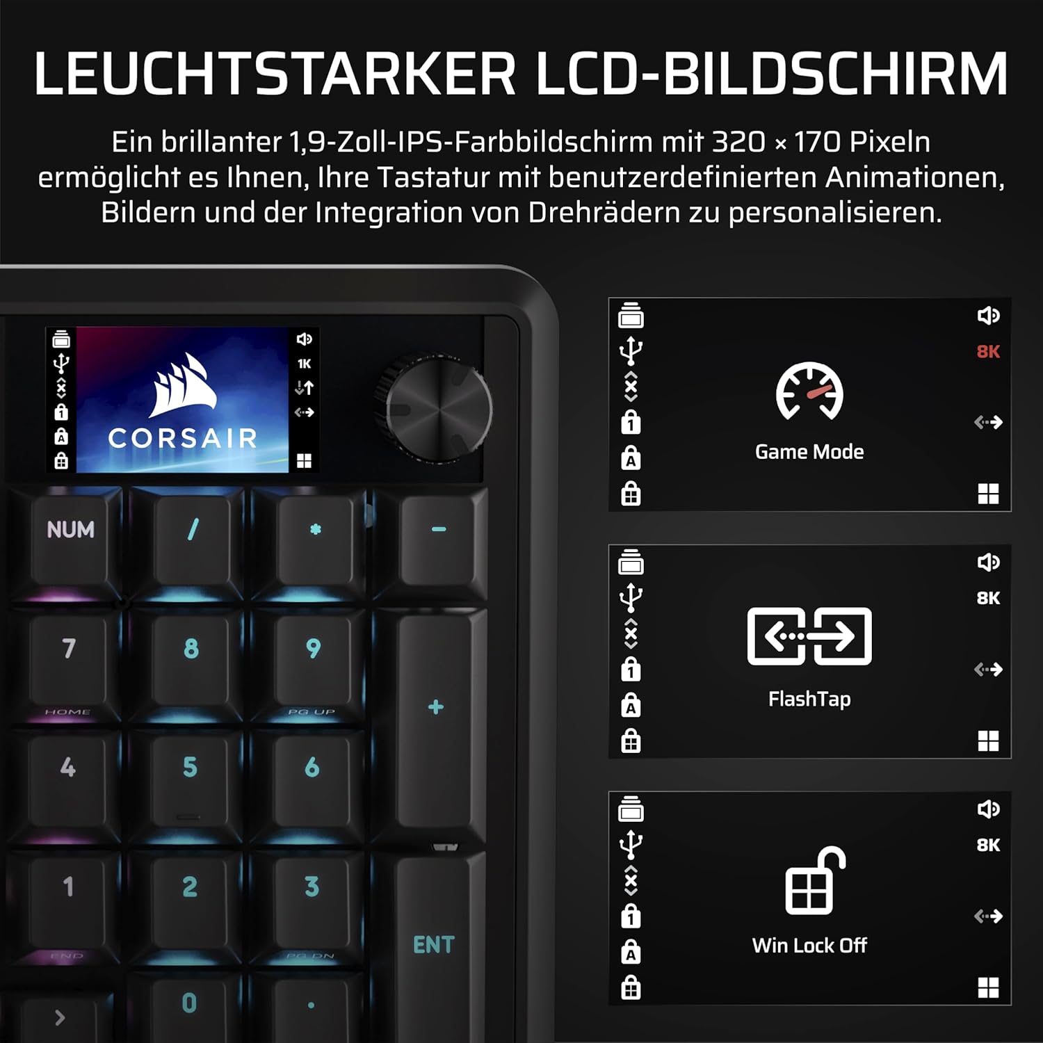 Thumbnail 5 de Corsair Vanguard 96 Tastatur 96%