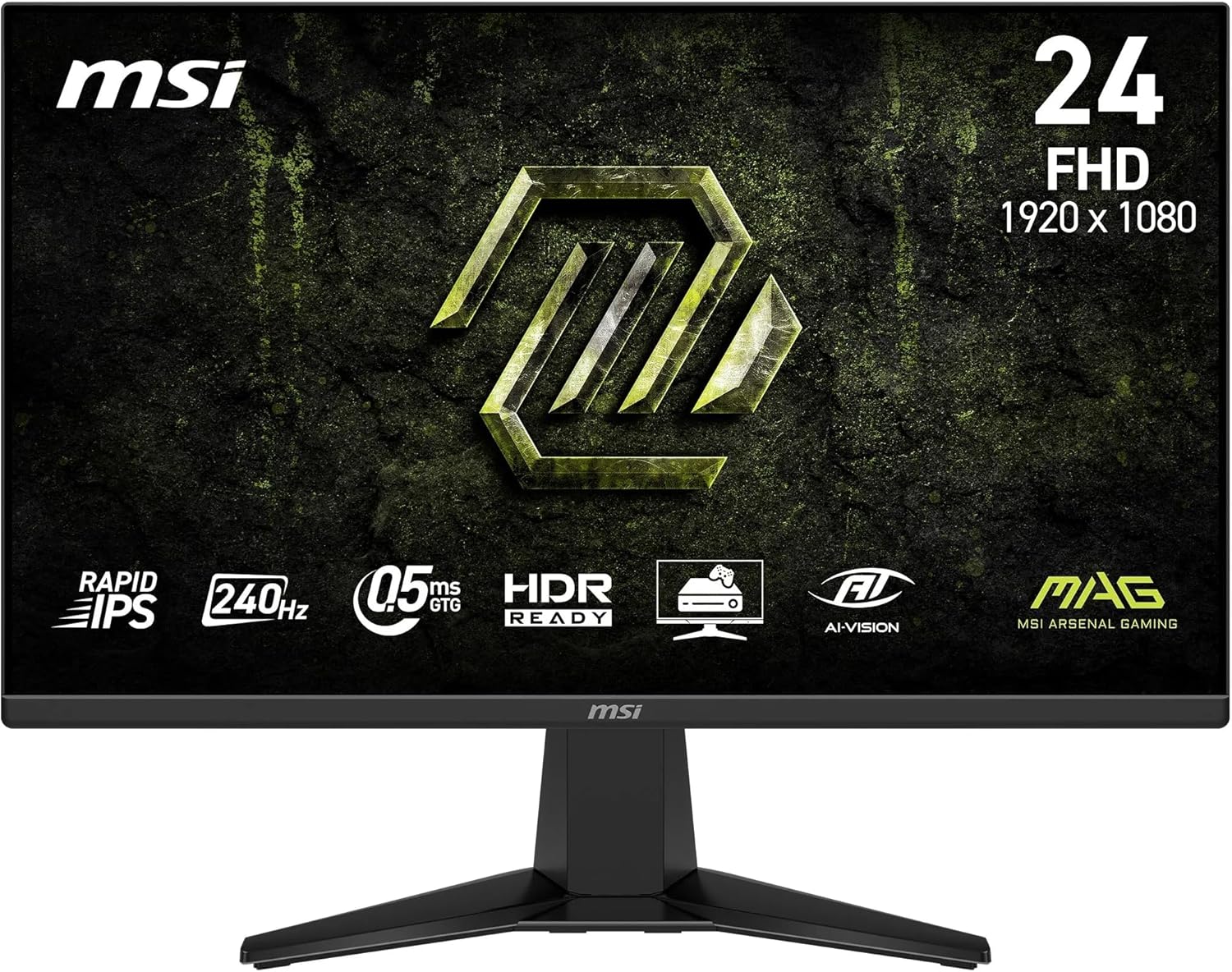 Thumbnail 6 de MSI MAG 244C 24-inch FHD Curved Gaming Monitor (1500R, VA, 1ms, Adaptive Sync) with DP 1.2a & HDMI 2.0b CEC