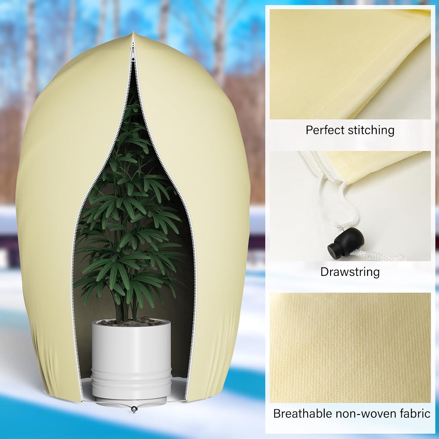 Thumbnail 5 de Yomisee 120x180cm Plant frost protection cover 🎍