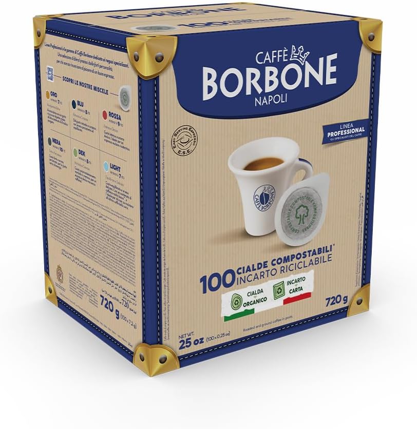 Thumbnail 4 de Caffè Borbone Dosette Compostable Dek – Mélange décaféiné ESE, 100 dosettes
