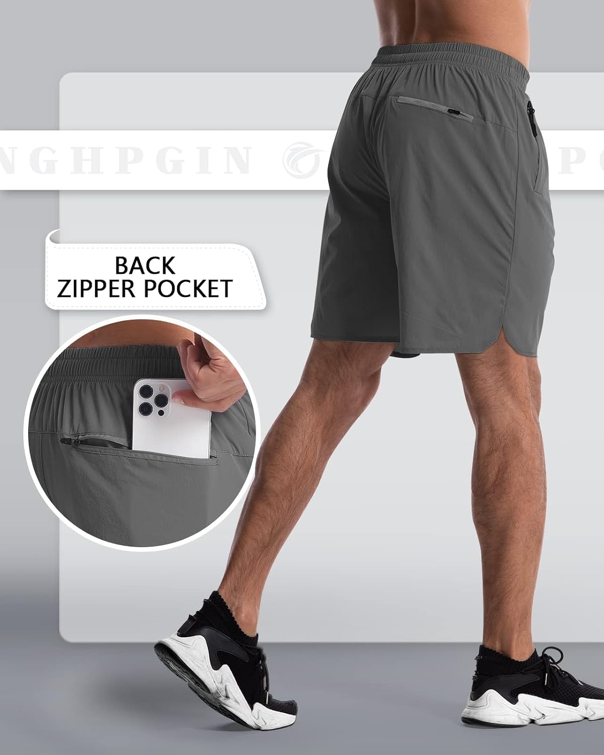 Detalle 2 de CANGHPGIN 7-inch Workout Shorts