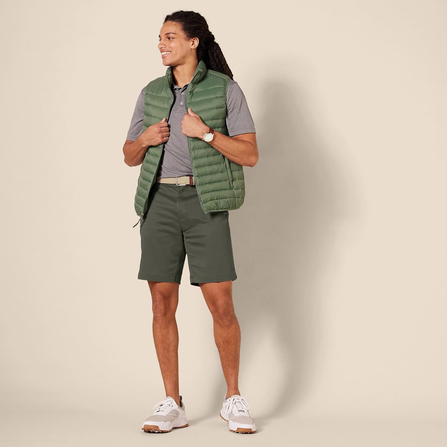 Thumbnail 3 de Amazon Essentials Herren Slim-Fit-Stretch-Golfshorts – leichte, formstabile Shorts für Performance auf dem Platz