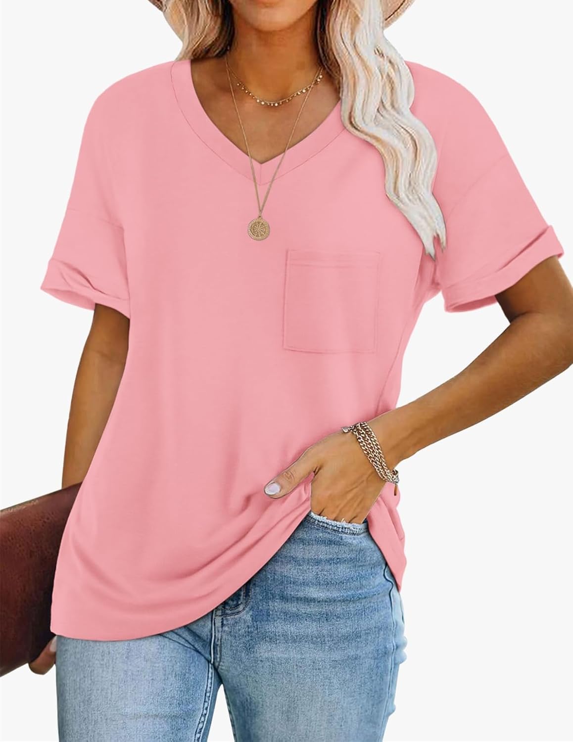 Thumbnail 1 de AirMood T-shirt d'été décontracté à coupe ample pour femme