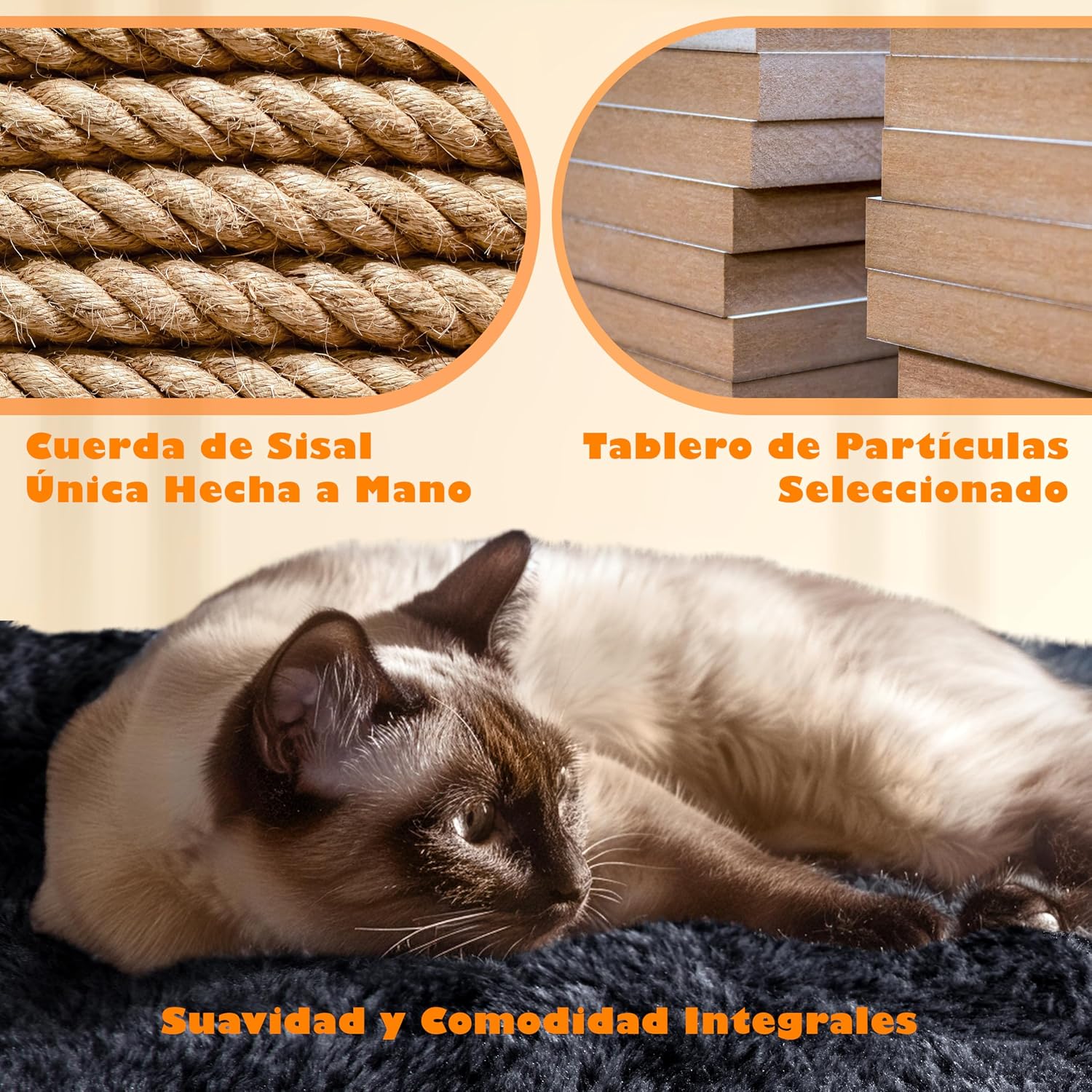 Thumbnail 5 de Yaheetech Árbol para Gatos 158 cm