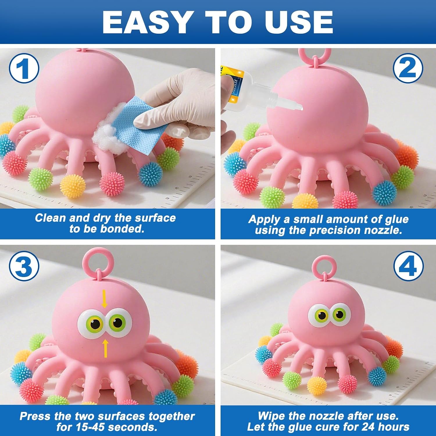Thumbnail 6 de Meuvcol Silicone Glue 100g — Fast-Bonding & Waterproof Silicone Adhesive for Silicone Rubber, TPU, TPE, and More