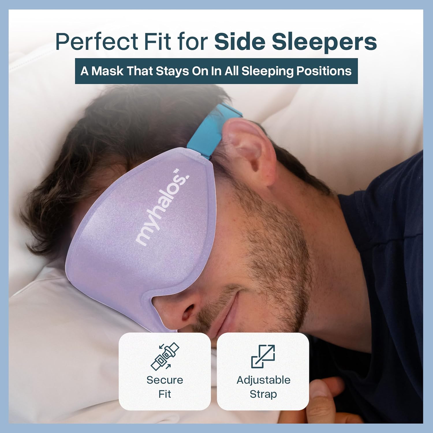 Thumbnail 5 de MyHalos Sleep Mask, Lavender
