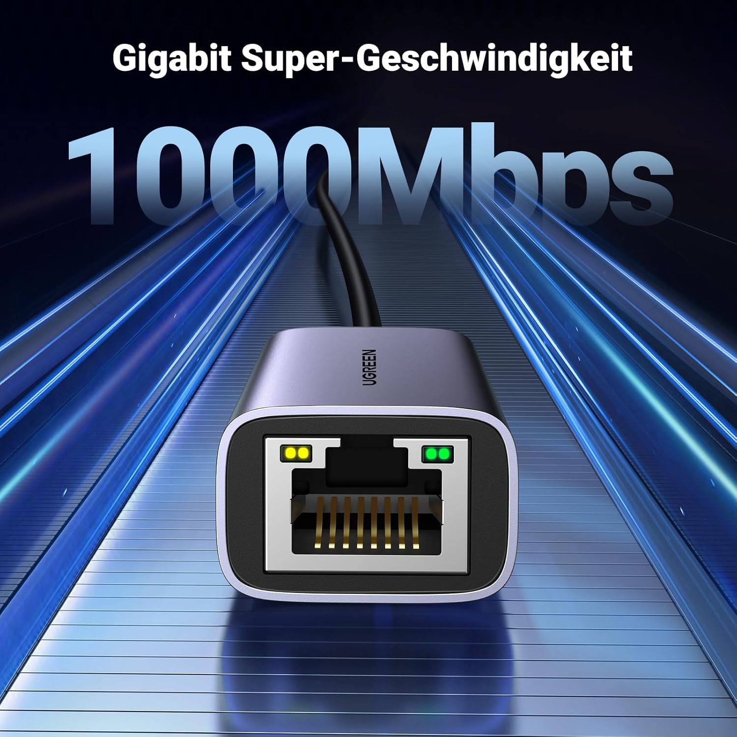 Thumbnail 1 de UGREEN USB‑C Ethernet Adapter 1000Mbps LAN Adapter ⌚📶