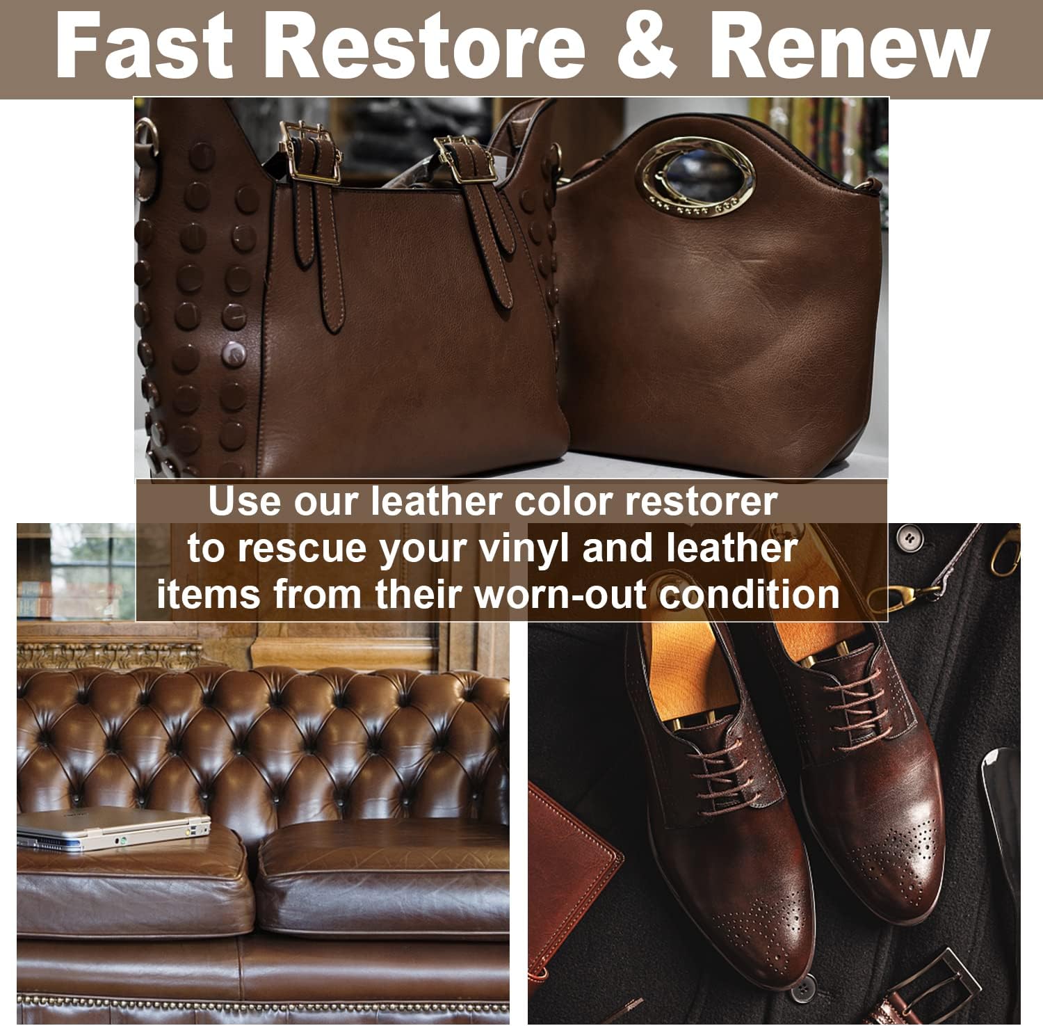 Thumbnail 4 de Dark Brown Leather Recoloring Balm: A Practical Leather Repair Kit