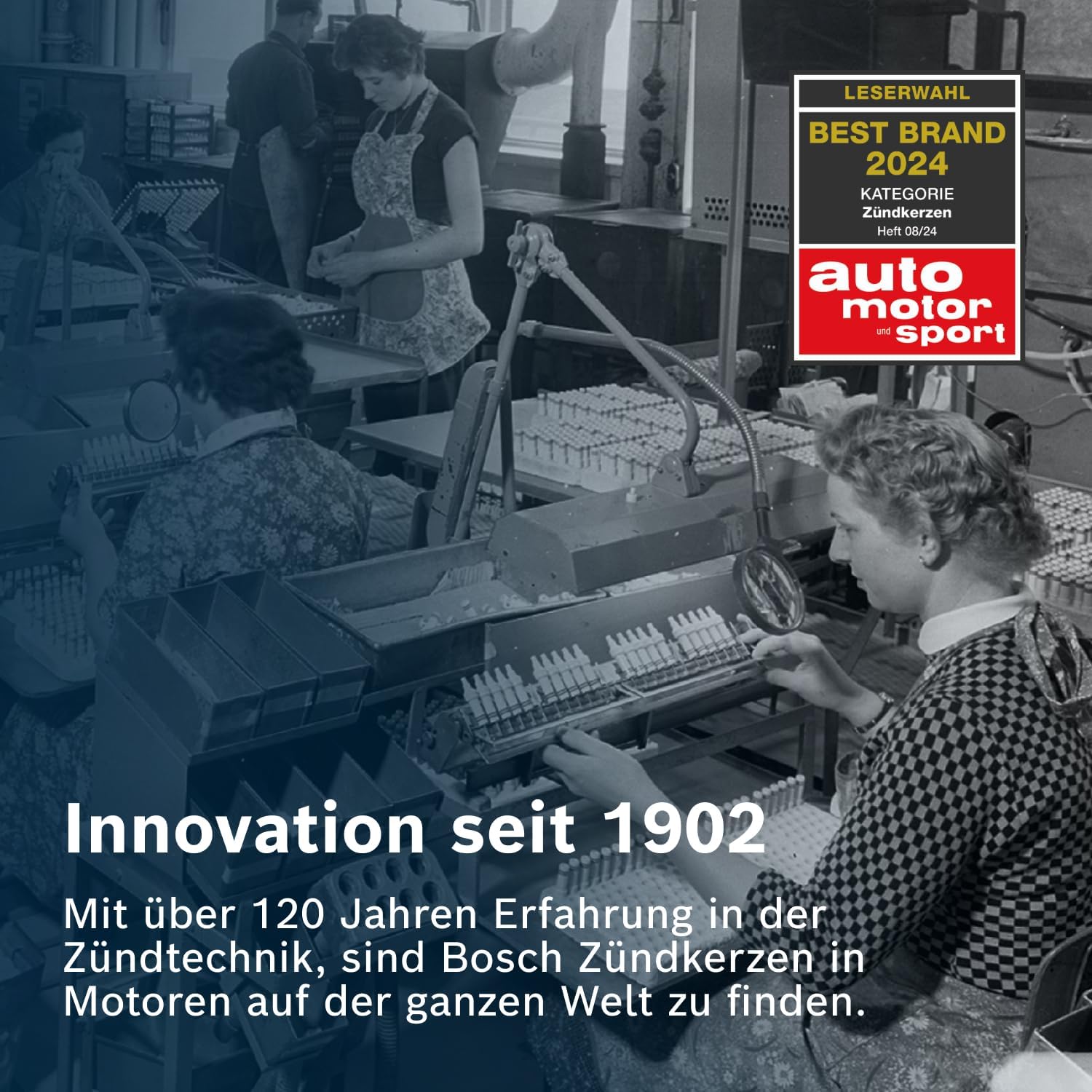 Thumbnail 3 de Bosch FR78X (N50) Zündkerzen Super 4-4er Set – werkseitig voreingestellter Elektrodenabstand