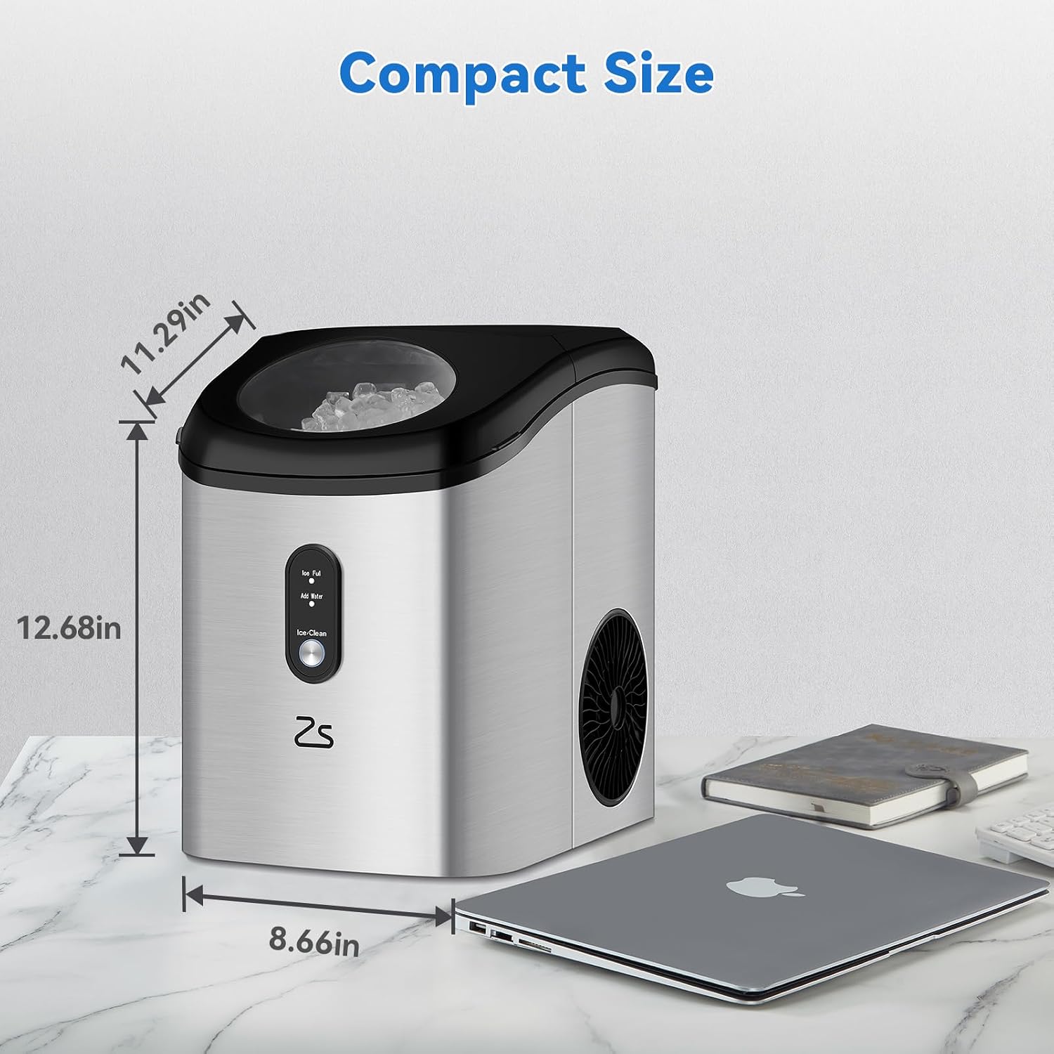 Thumbnail 4 de ACONEE Nugget Ice Maker 33 lbs