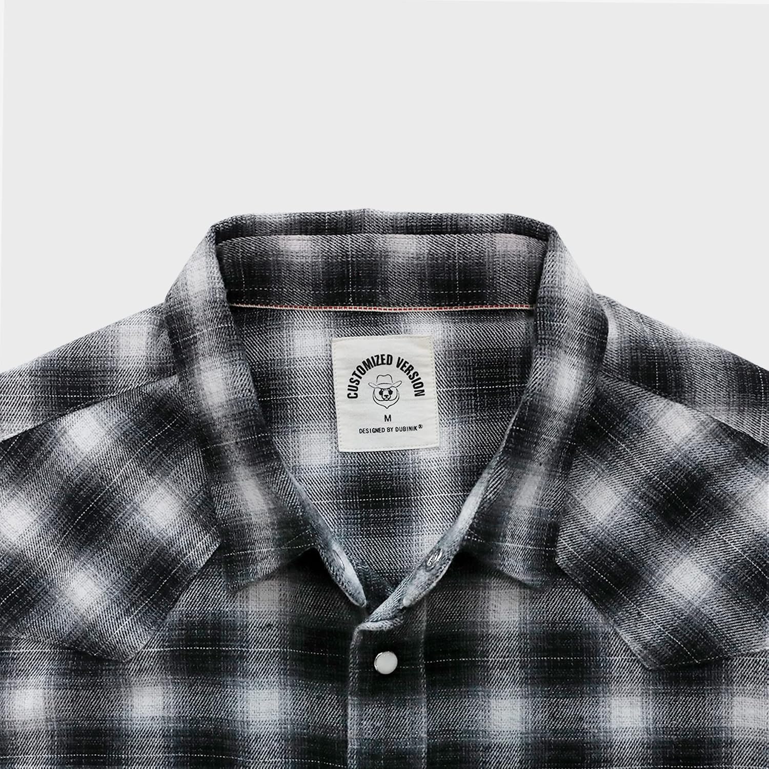 Detalle de Dubinik 6 oz Flanellhemd Regular Fit Herren