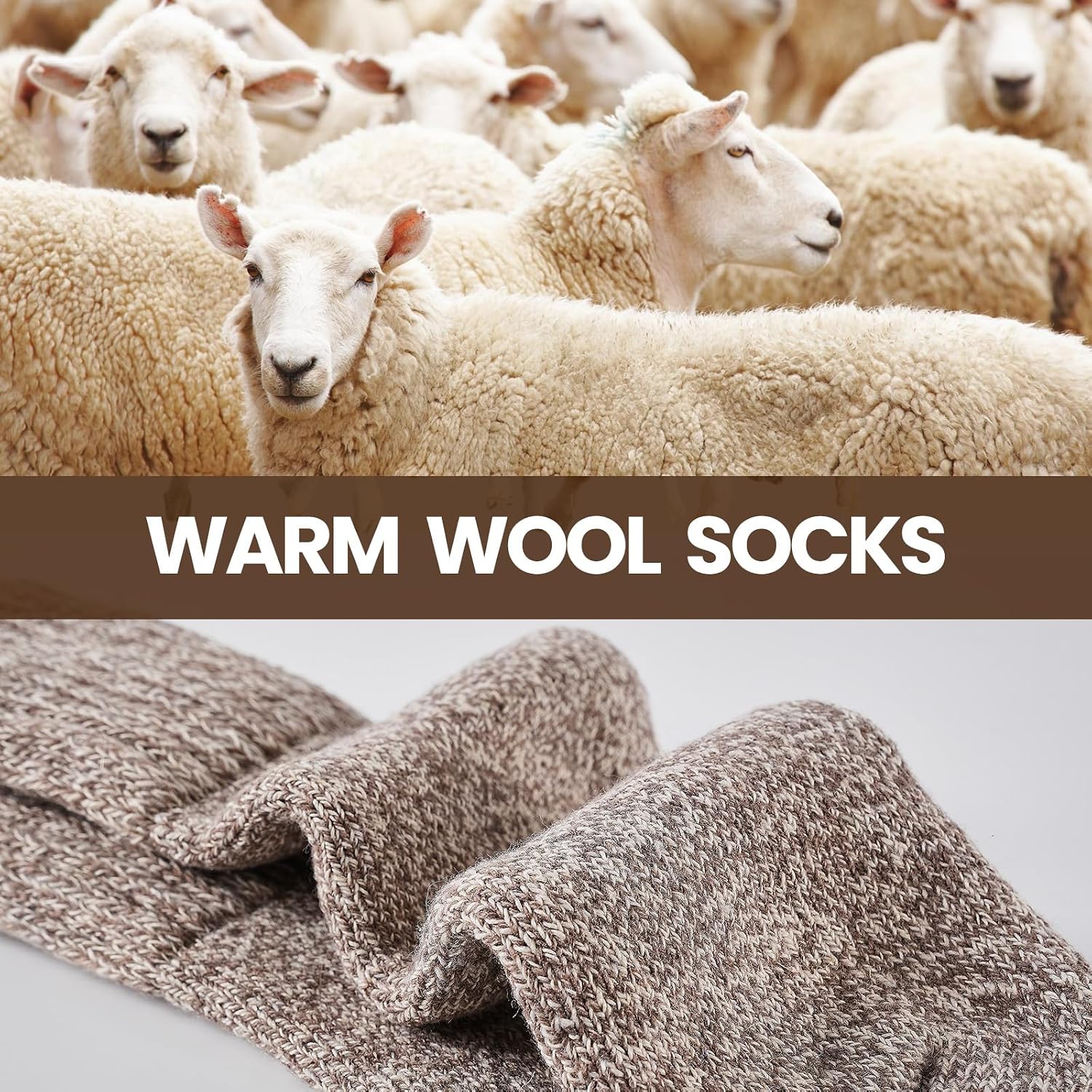 Detalle 2 de Niorasen NSUS25110 Women's Thermal Crew Socks, Cushioned 3-Pair Pack