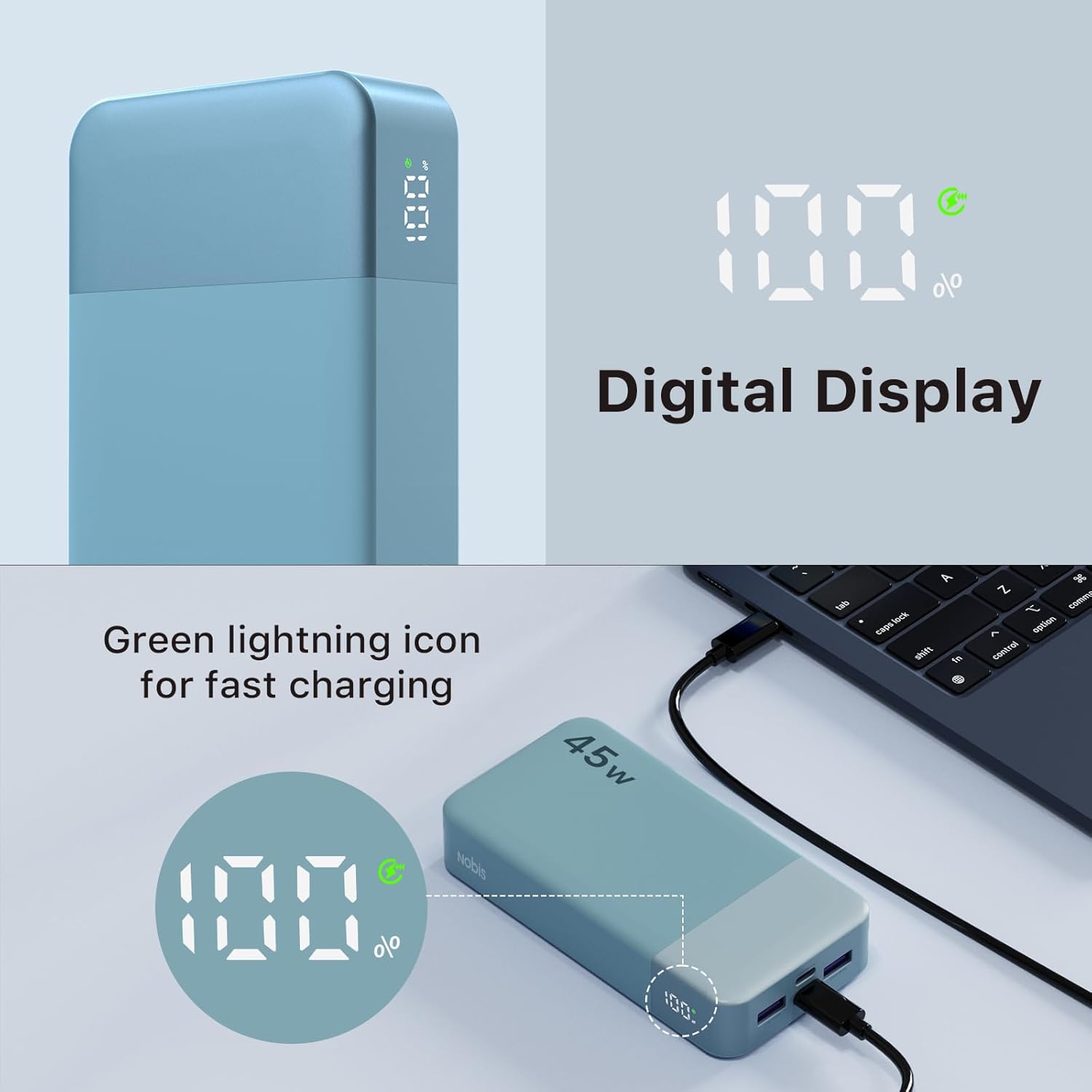 Thumbnail 5 de NOBIS Power Bank 20000mAh 45W portable charger