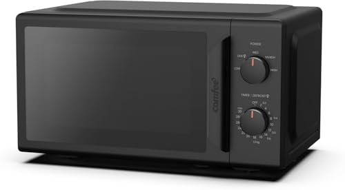 Detalle de COMFEE CMO-MP012ND(BK) Mini horno microondas de 20 L y 700 W, negro