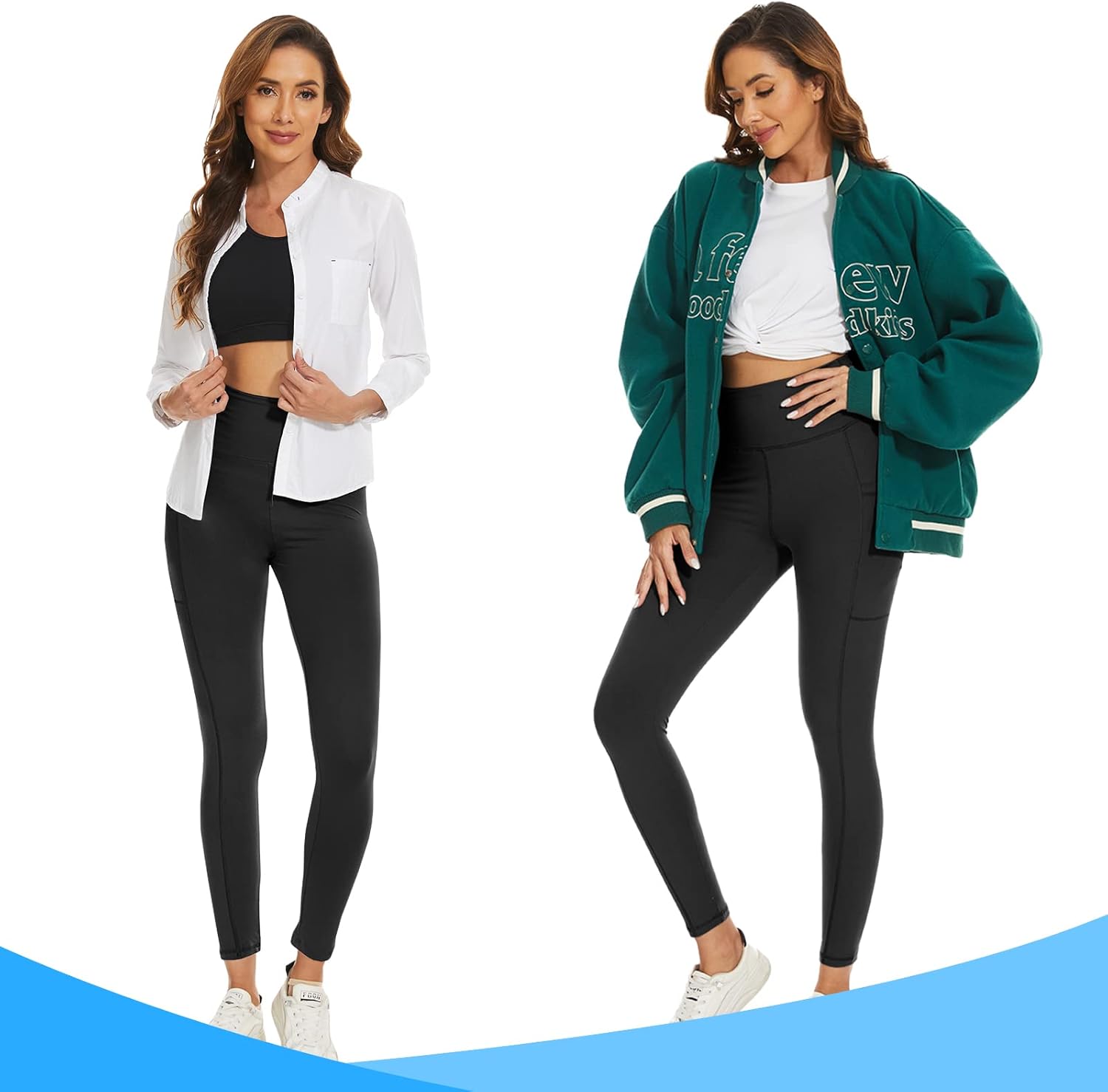 Detalle de DDOBB Sportleggings 2er Pack High Waist