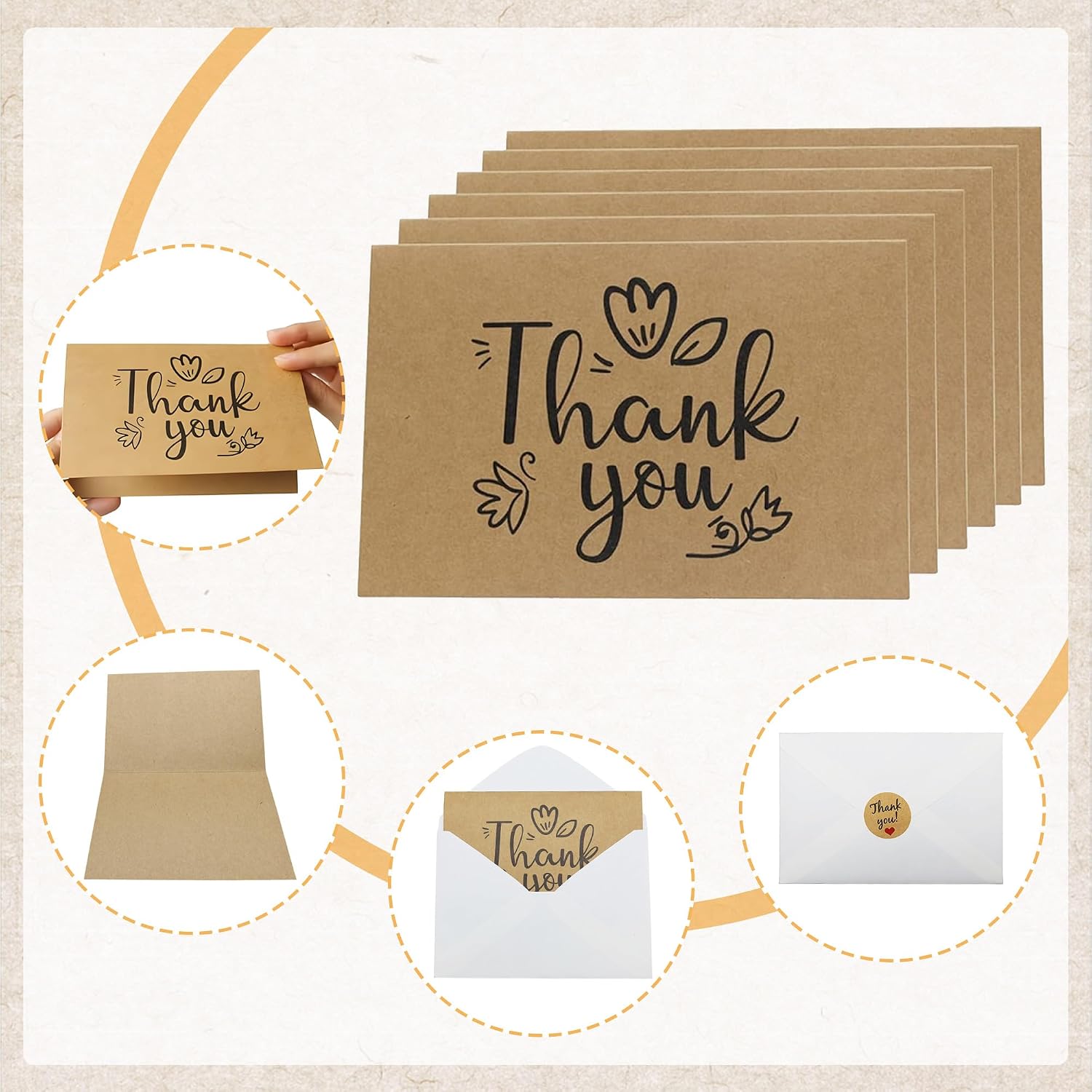Detalle de Sundonix Thank You Leaving Teacher Gift – 6 Pack (Multicolor)