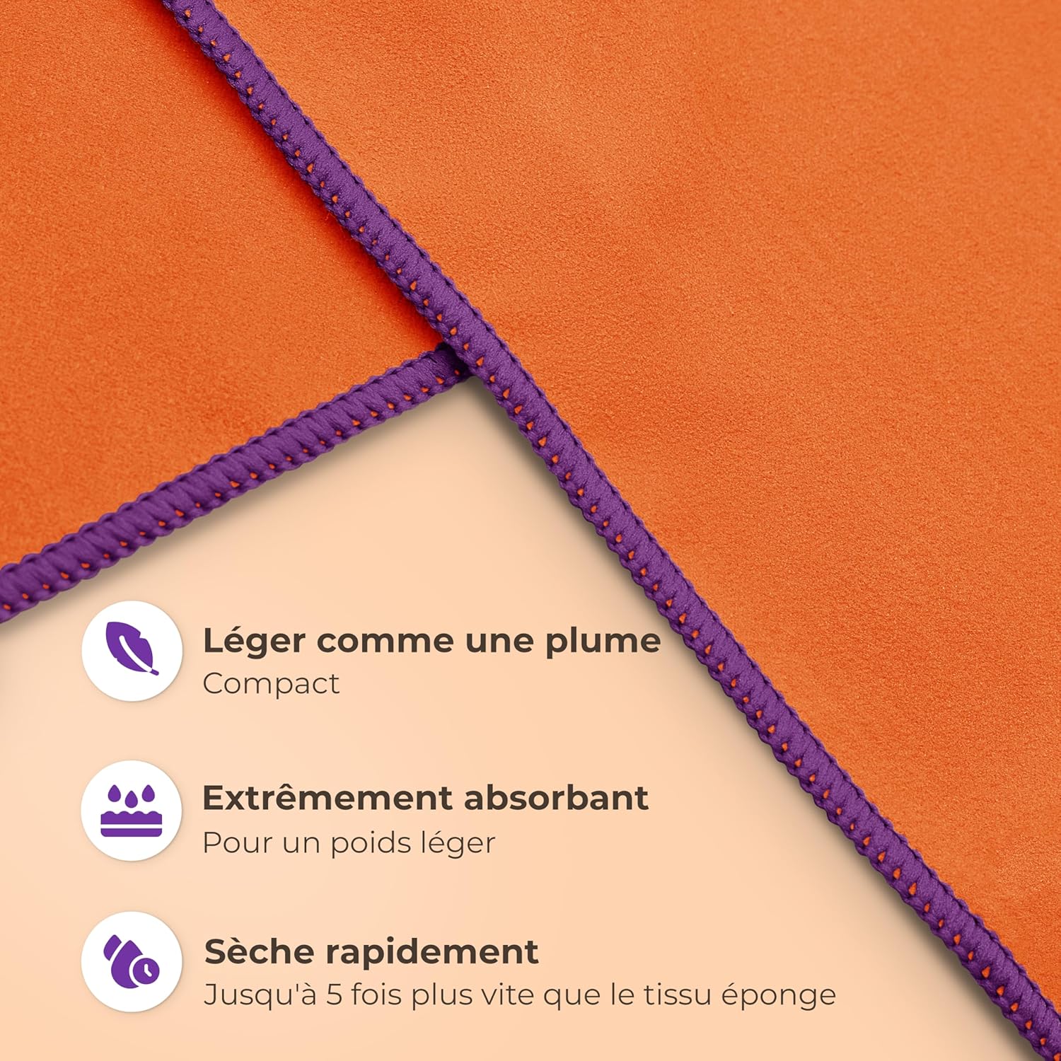 Thumbnail 1 de NirvanaShape Serviettes Microfibre : absorbantes, sèchent vite et ultra-compacts pour sport et voyage