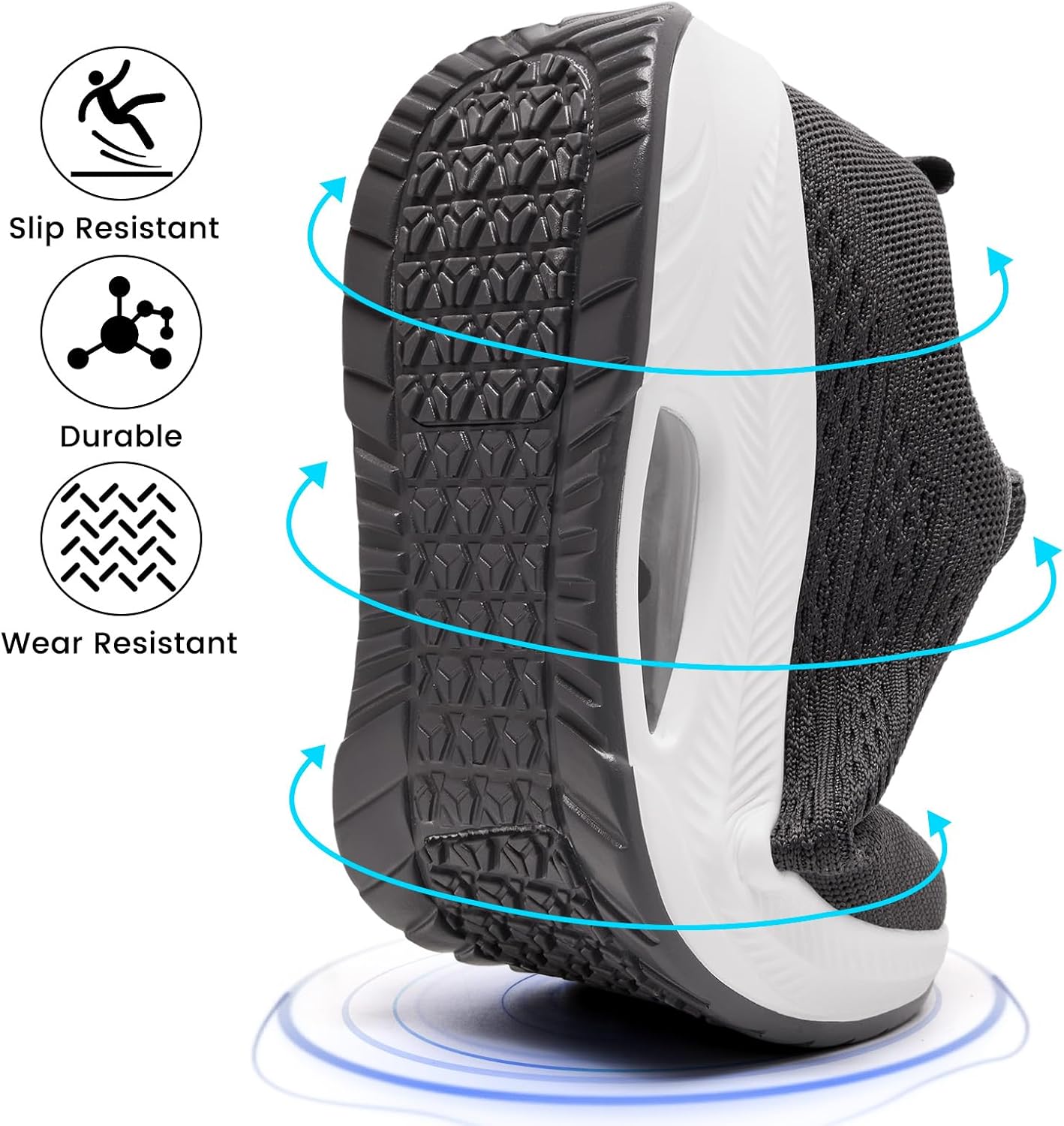 Thumbnail 3 de Zcbstl Women’s Trainers with Arch Support and Air Cushion Memory Foam