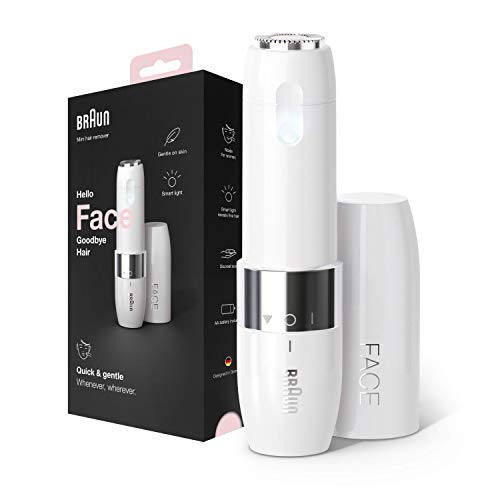 Detalle de Braun Face Mini-Haarentferner FS1000 (Weiß) – Präzise Gesichtsrasur für Unterwegs