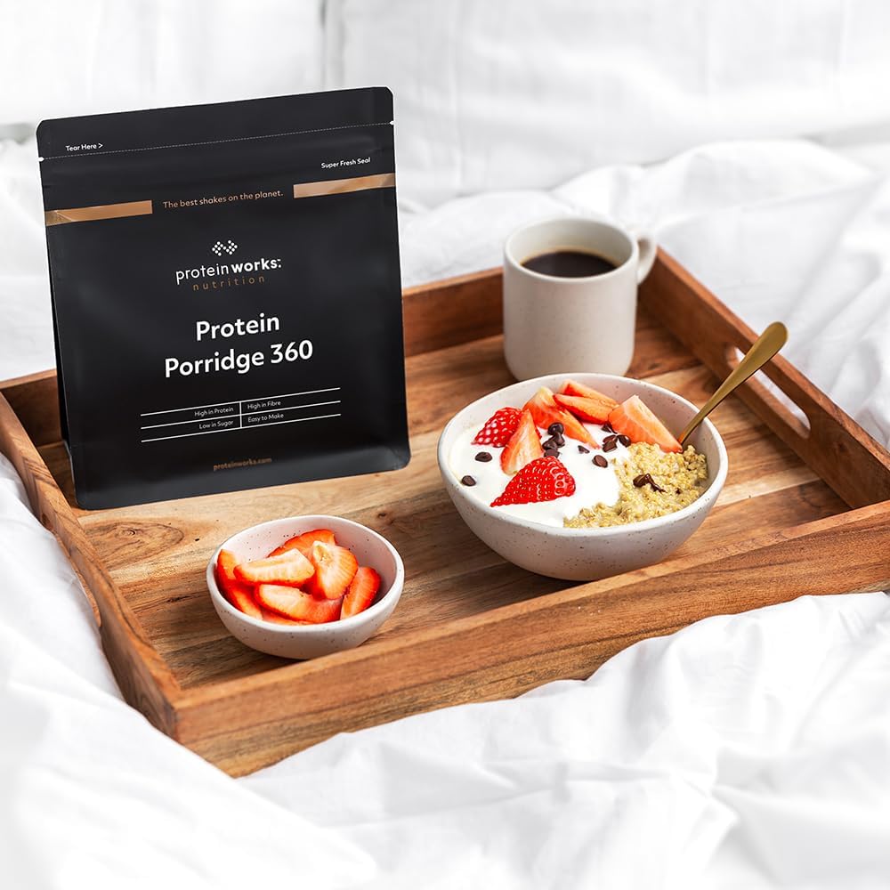 Detalle de Protein Works Protein Porridge 360 – GOLD Innovation (1 kg, Milchschokolade, 13 Portionen)