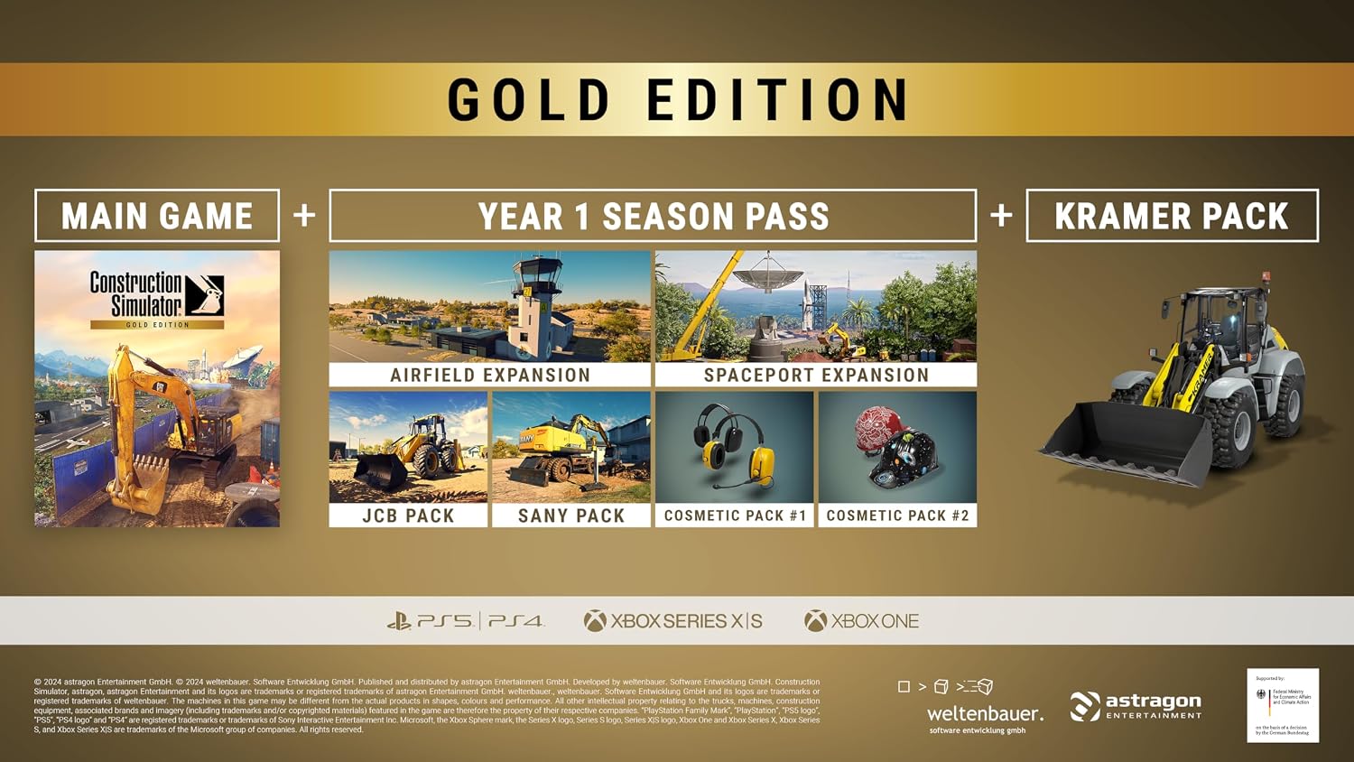Detalle 2 de Construction Simulator: Gold Edition para PS5 🚧