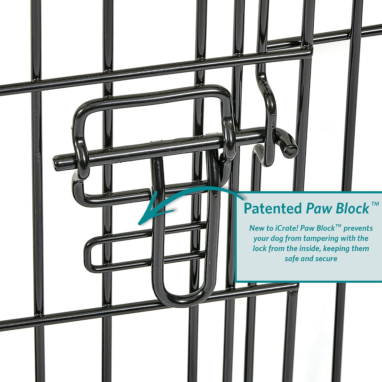 Detalle de MidWest Homes for Pets 24-Inch iCrate Folding Dog Crate with Divider for Small Breeds