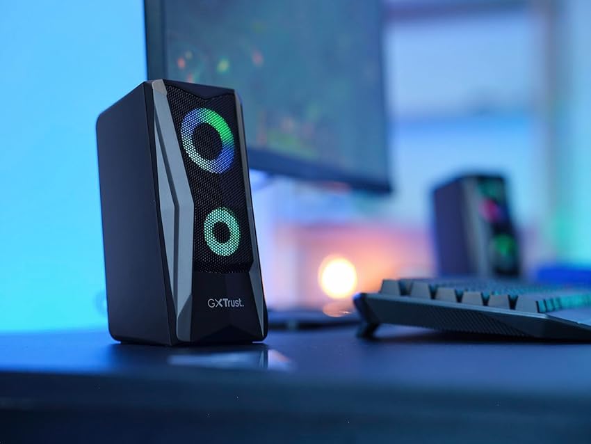 Thumbnail 6 de Trust Gaming GXT 606B Javv 🚀 Altavoces Gaming 2.0 con Luz RGB