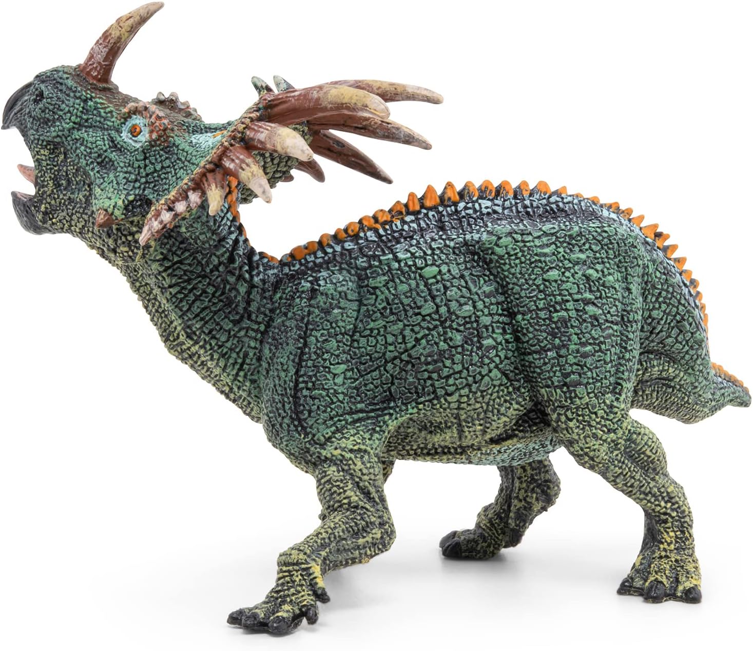 Detalle 2 de Papo Statuina Dinosauro Styracosaurus Realistica – Gioco educativo e collezionismo, 3+