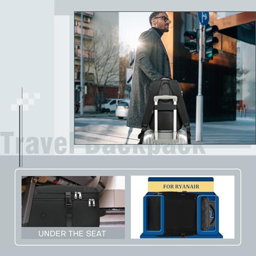 Thumbnail 1 de Mochila de cabina Yankony 40x20x25 para Ryanair – 20 L, uso versátil en cabina