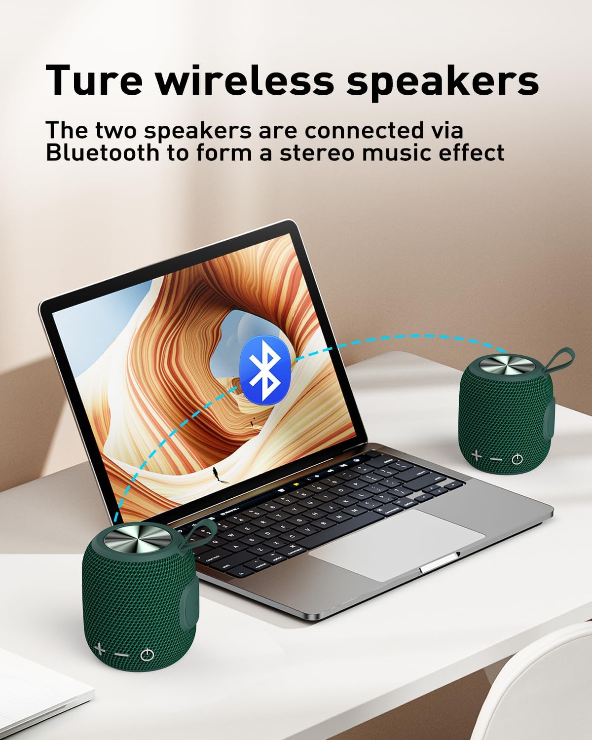 Thumbnail 5 de FIGMASU M7 Bluetooth Speaker: 360° Sound, Dual Pairing and IPX7 Waterproof